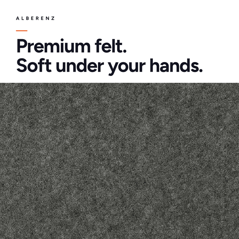 Desk pad - 30x90 cm - Dark Grey