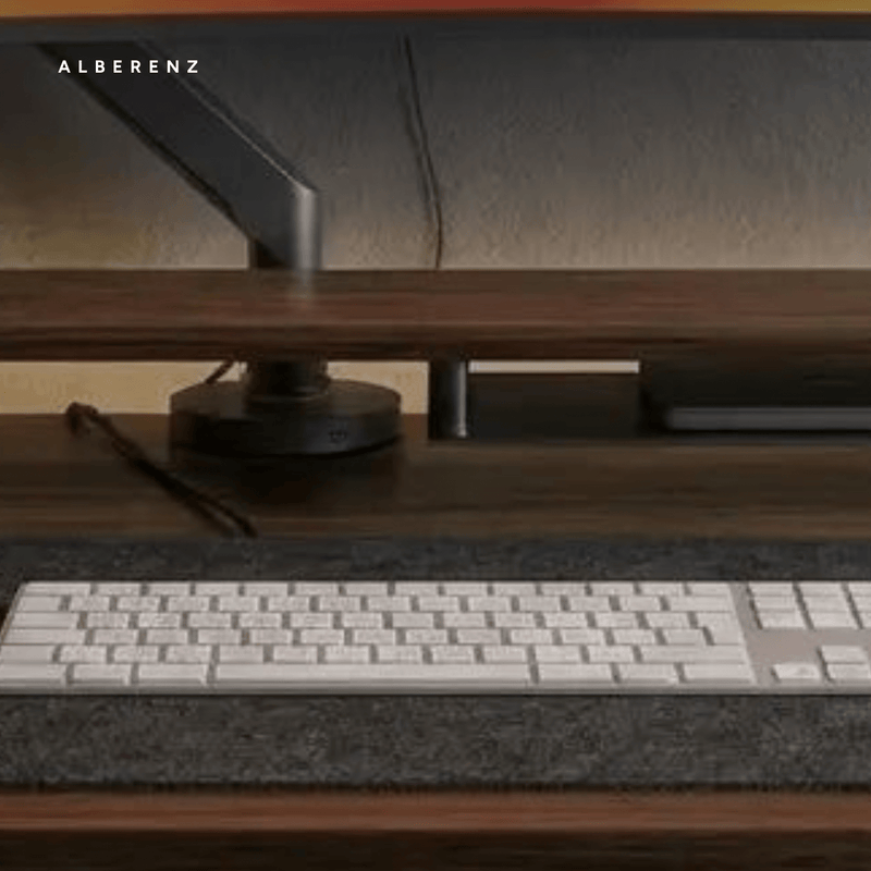 Desk pad - 30x90 cm - Dark Grey