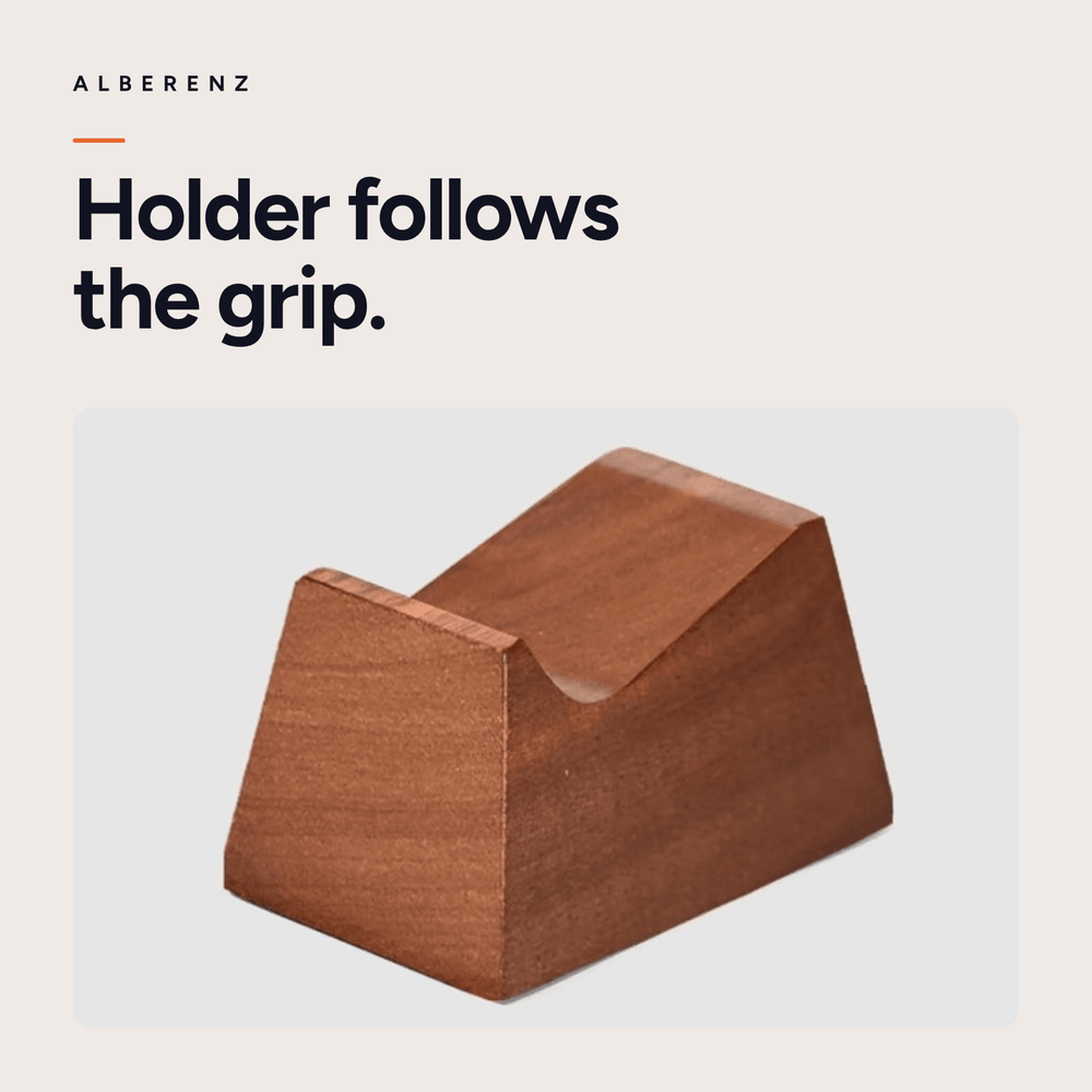 Alberenz® Walnut Headphone Stand with Controller Holders