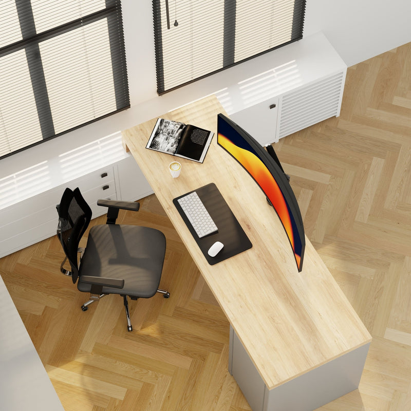 Alberenz® Kraftig gasfjäder monitorfäste (upp till 57 tum)