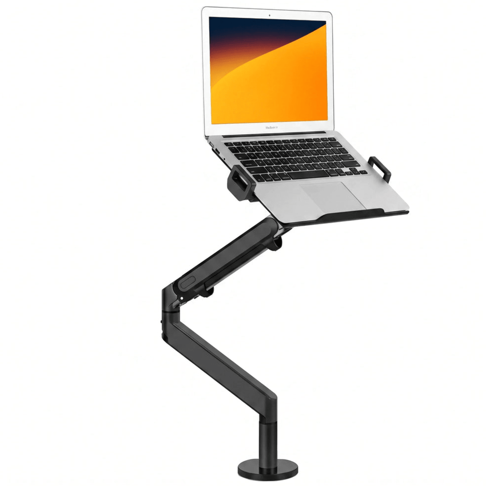 Alberenz® Laptoparm med gasfjäder – mörkgrå