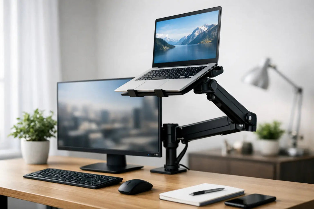 How to Mount Laptop Above Desk the Right Way - Alberenz