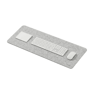 Desk pad, light grey