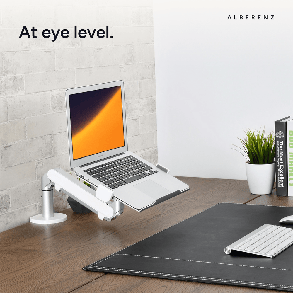 Alberenz® Laptop Arm Gas Spring Silver