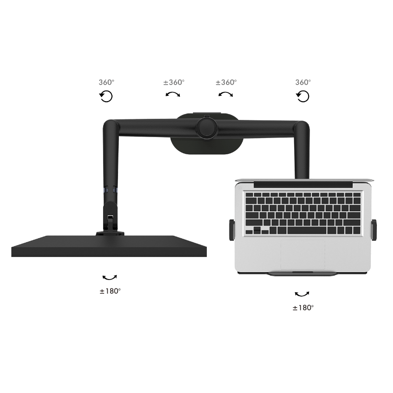 Alberenz® Laptop Monitorarm Svart